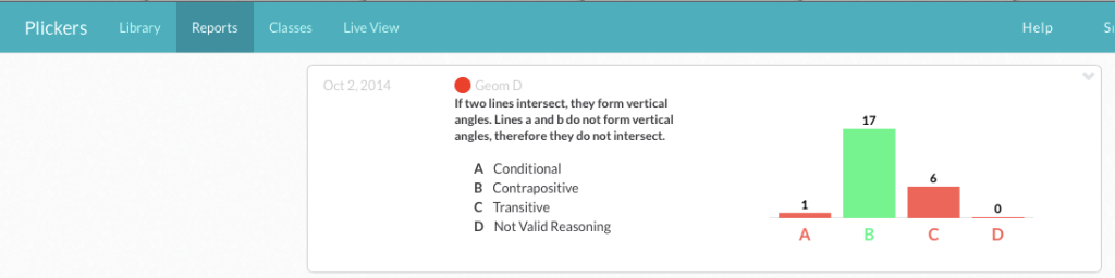 Plickers Math Question Plickers aka “Can We Do This All Period?” | I Speak Math